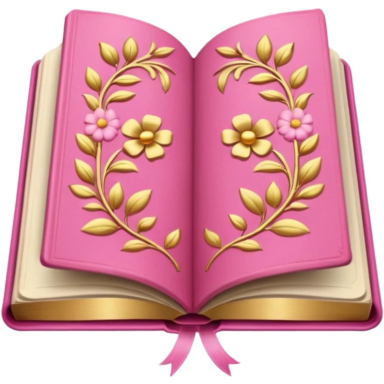 Open book in a girly style emoji