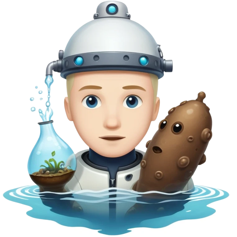 Ярослав Суханов играет в игру Subnautica с какашками emoji