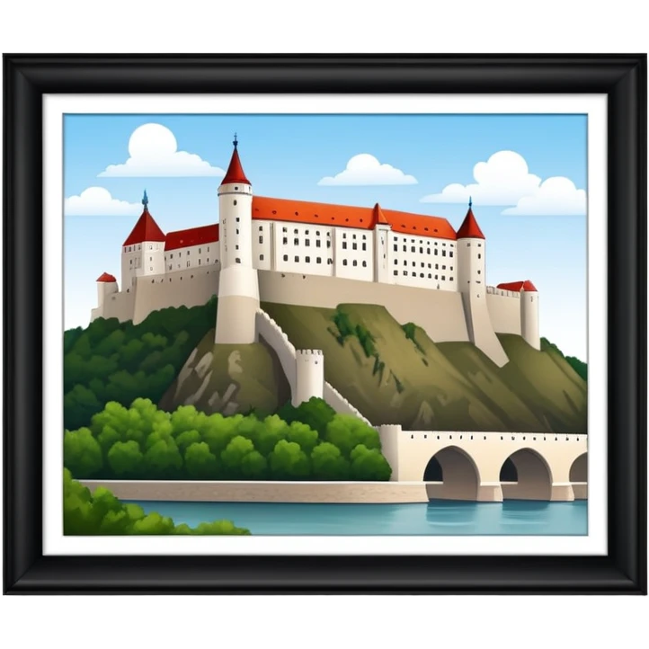Bratislava castle emoji