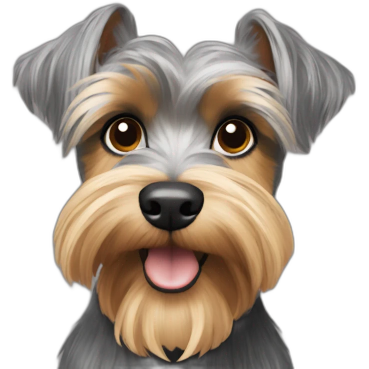 schnauzer yorkie emoji