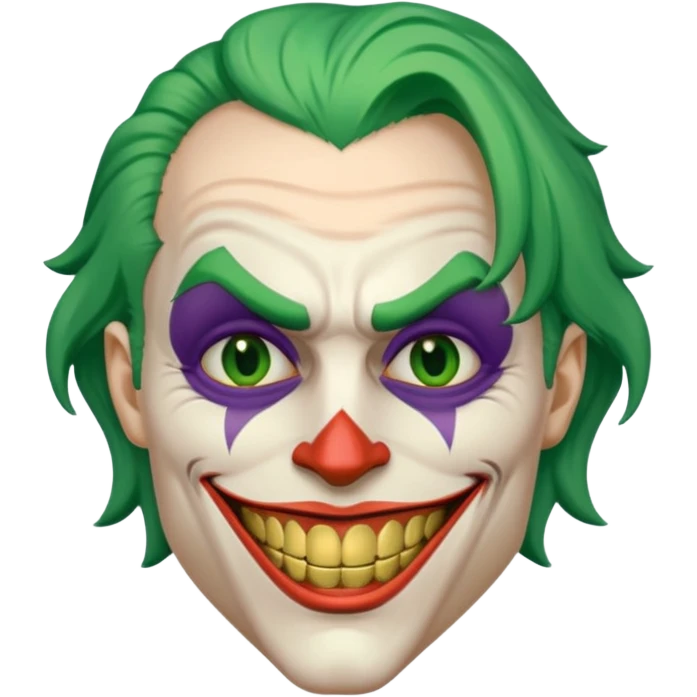 coringa com dentes de ouro emoji
