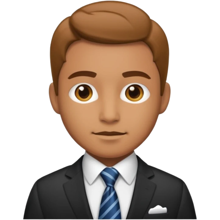 Business professional with  emoji