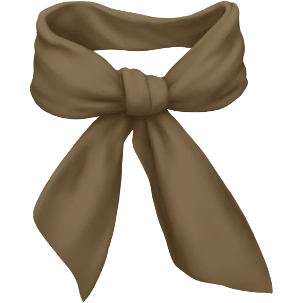 bow scarf emoji