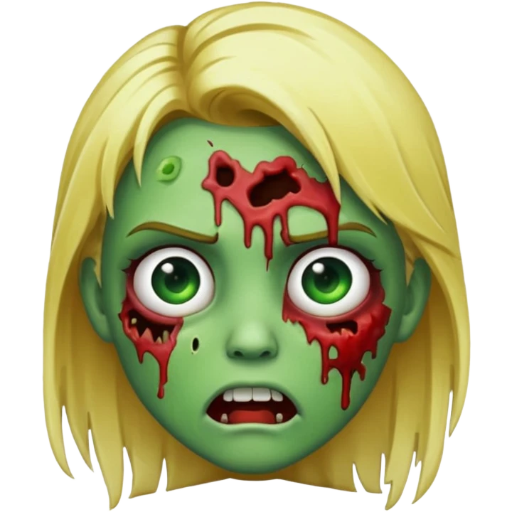zombie blond emoji emoji