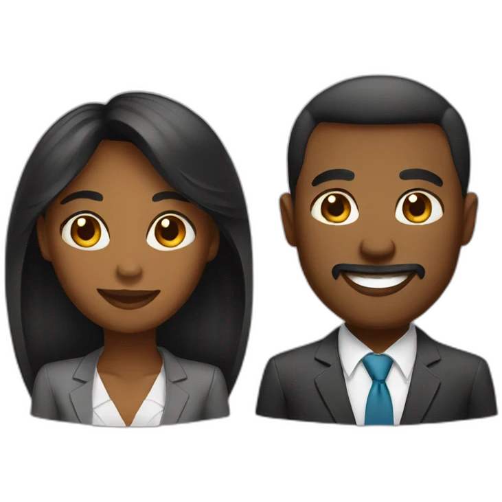 business black couple emoji