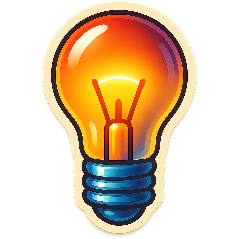 bulb emoji