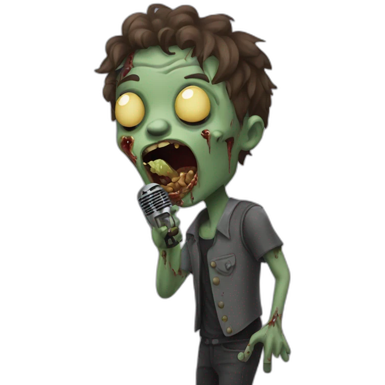 zombie singer emoji
