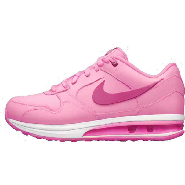 Pink Nike sneakers  emoji
