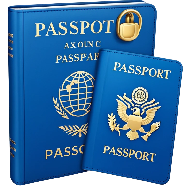 Simple passport emoji