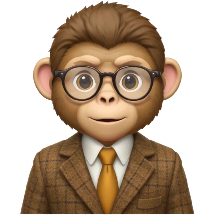 professor monkey emoji