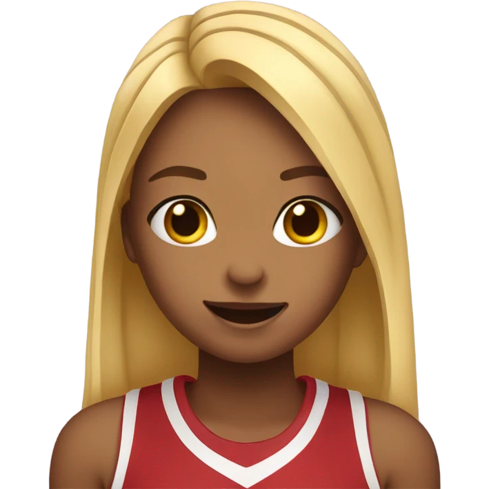 Basketball girl hearts emoji