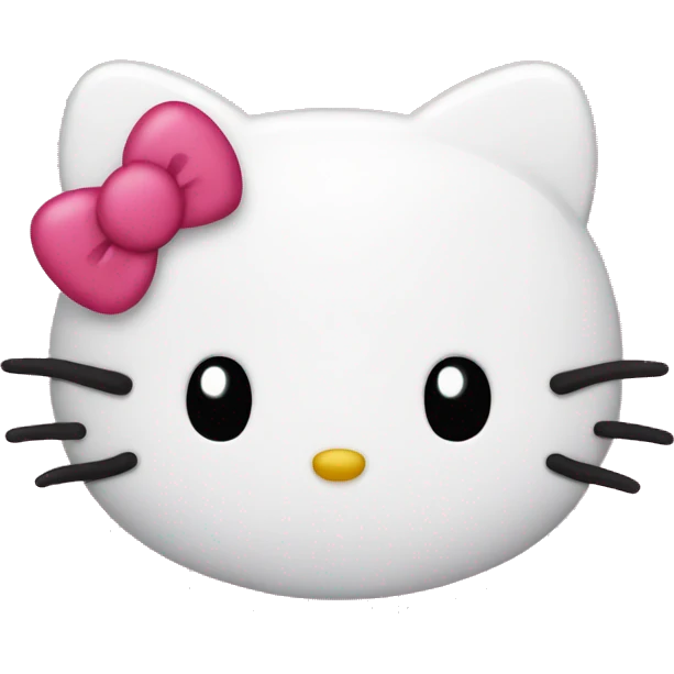 hello kitty heart emoji