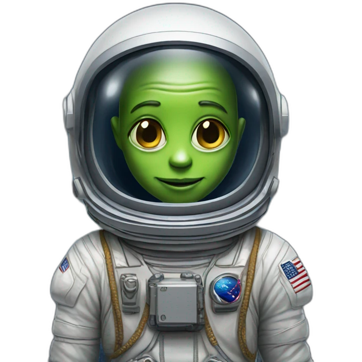 Alien astronauts emoji