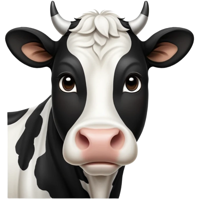 cinematic-noble-black-and-white-cow-portrait-emoji,-poised-and-regal,-with-a-large,-sturdy-build-and-a-beautifully-patterned-hide-of-rich-black-accented-by-crisp-white-patches,-deep-set-soulful-brown-eyes,-simplified-yet-sharp-and-sophi (2) emoji