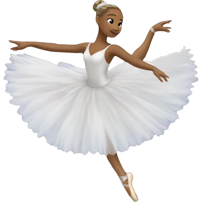 Ballerina dancing swan lake emoji