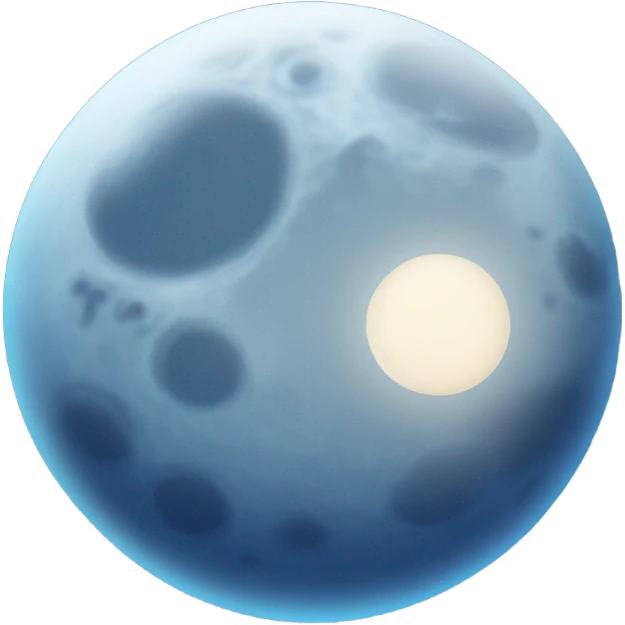 Dream moon emoji