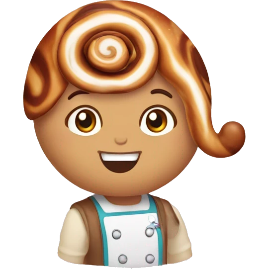Cinnamon roll from hello Kitty emoji