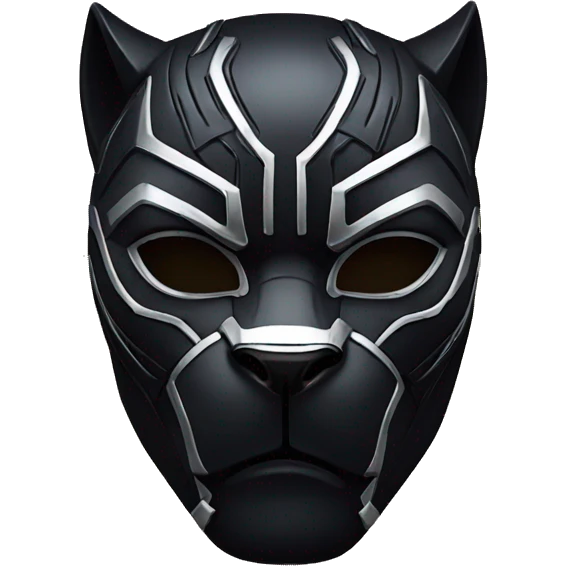 Black panther mask emoji