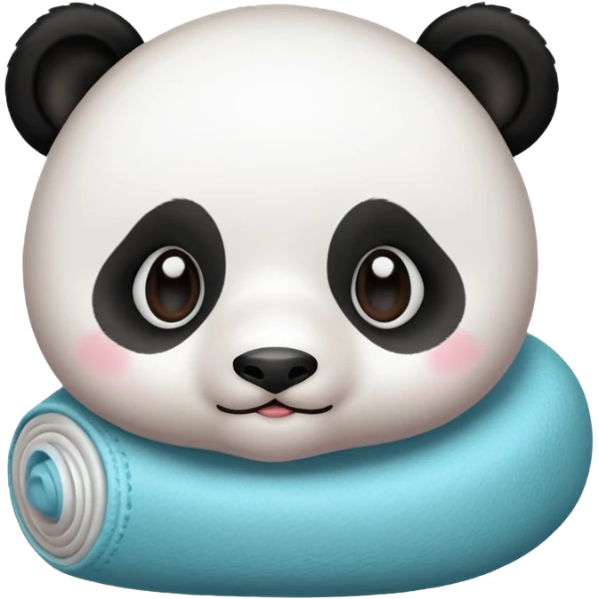 baby panda rolling  emoji