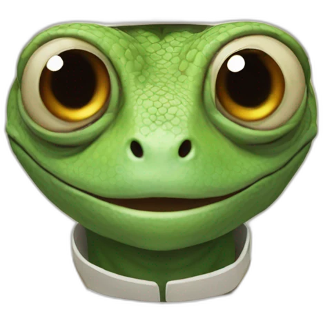 Lizard pope emoji