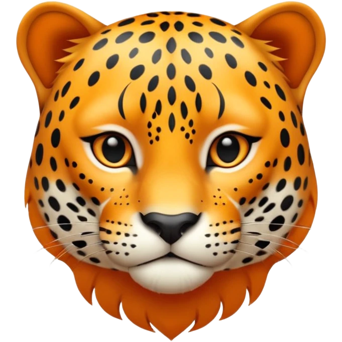 A high-resolution photo-realistic digital illustration of a young jaguar, chest upward A high-resolution, photo-realistic digital illustration of a majestic young jaguar emoji