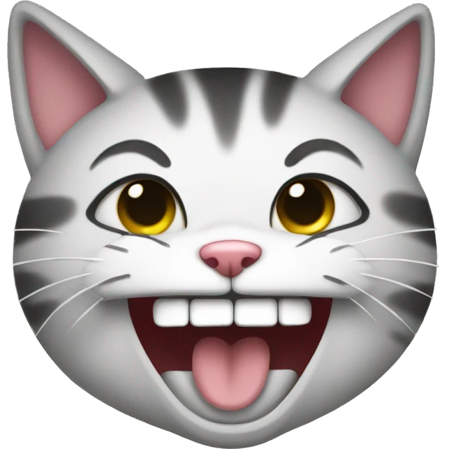 laughing and crying cat emoji