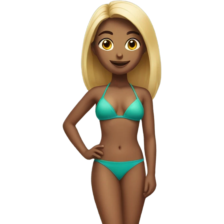 bikini girl emoji