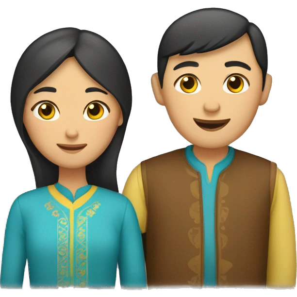 Kazakh family emoji