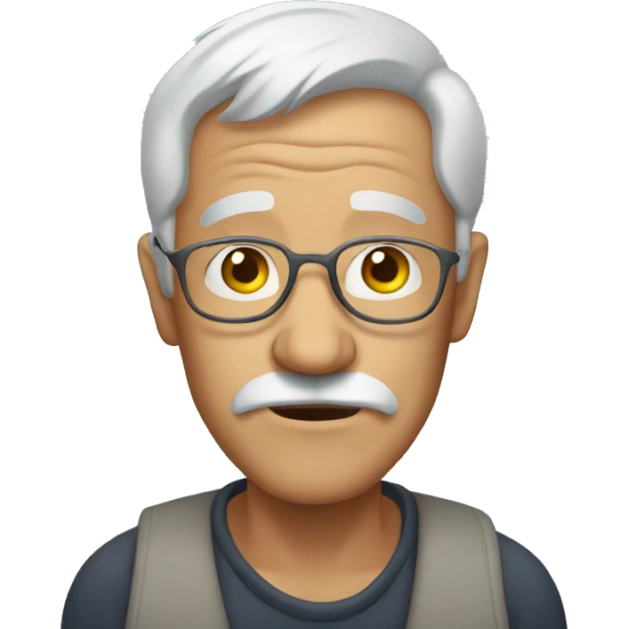 Sick grandpa  emoji