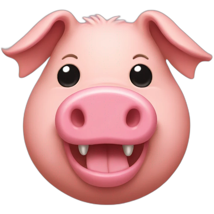 Pig mud emoji