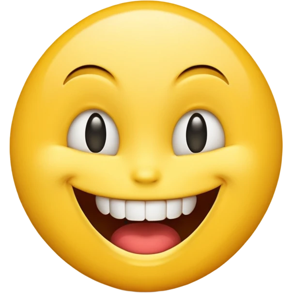 Weird creepy smile emoji emoji