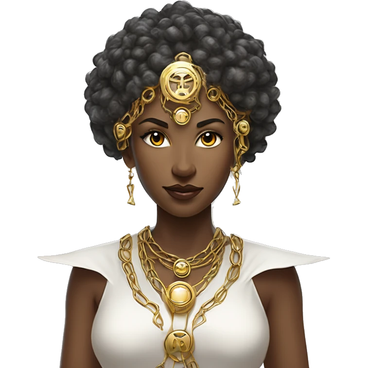 Technomancy Goddess is a mystical being who controls both magic and technology. She can cast spells on technological networks. Her powers blend the ancient art of magic with advanced cybernetics and technology. She can command machines emoji