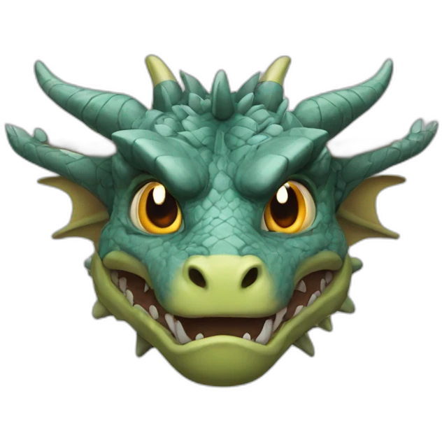 Three head dragon emoji