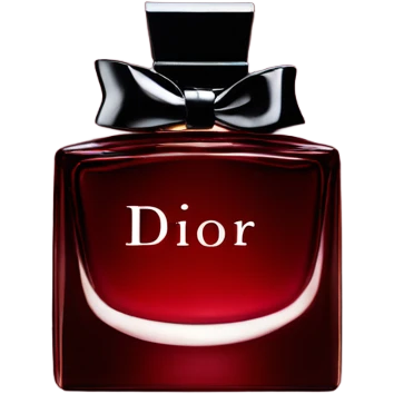 Dark red Dior parfum  emoji