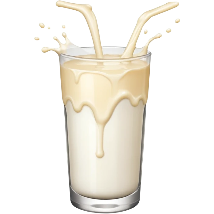 A splash of milk emoji