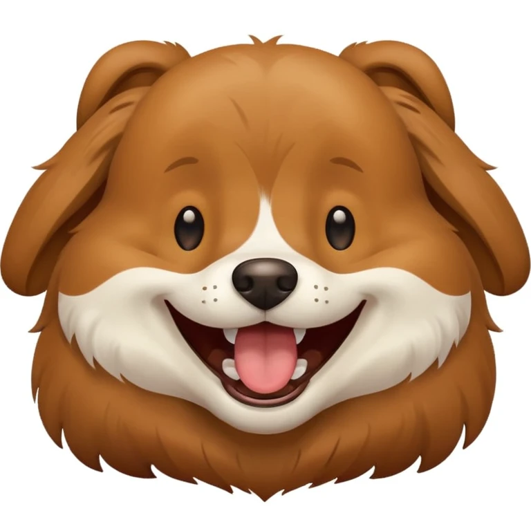 Perro riendose emoji