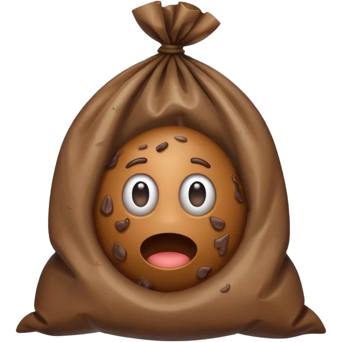 Poop  in a bag emoji