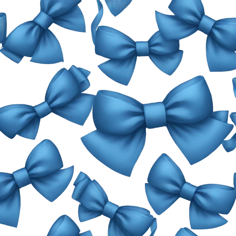 bows are blue emoji