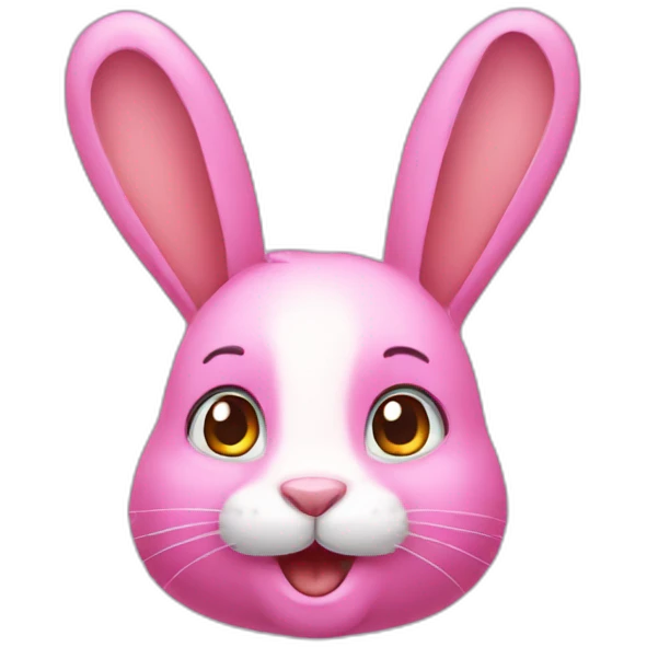 pink rabbit emoji