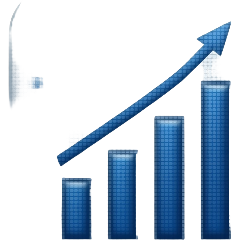square graphic stats with background emoji