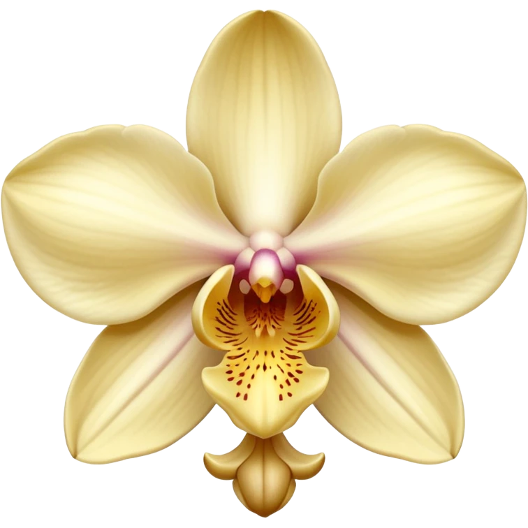 Beige orchid  emoji