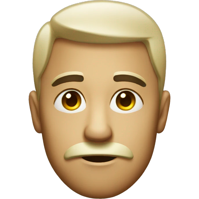 giving a side eye serious emoji