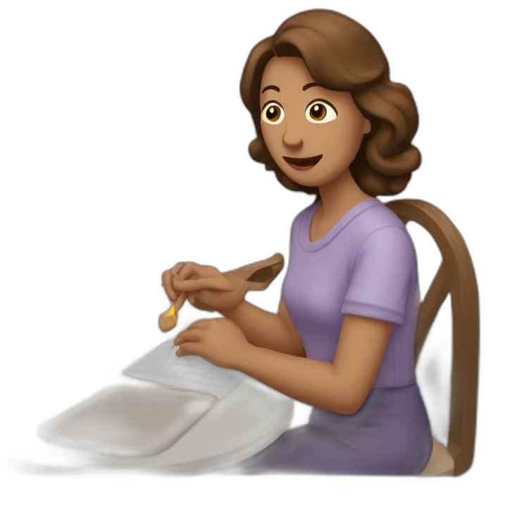 Madre mordiendo uñas emoji