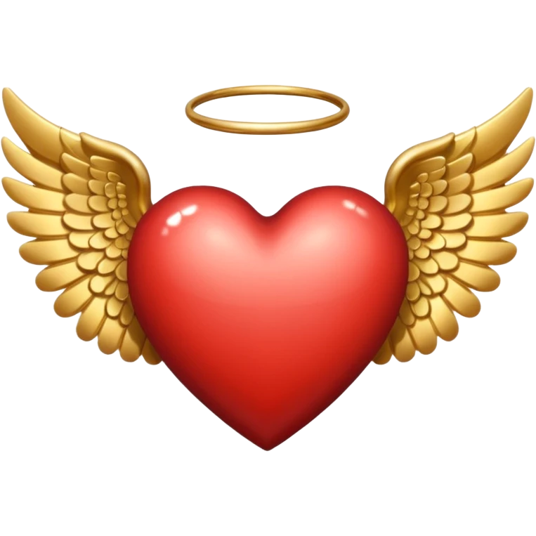 heart with angel wings emoji