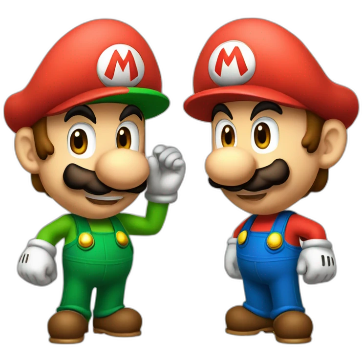 Mario and luigi emoji