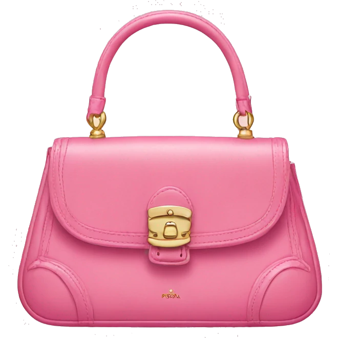 Pink prada purse  emoji
