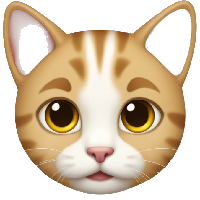 A cute cat emoji