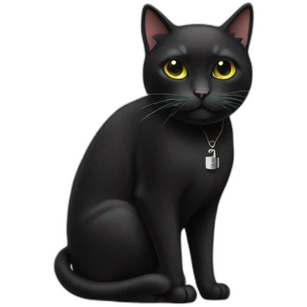 black cat + vape emoji