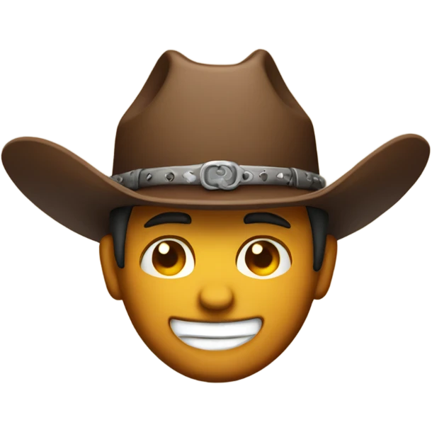 Cowboy winking  emoji