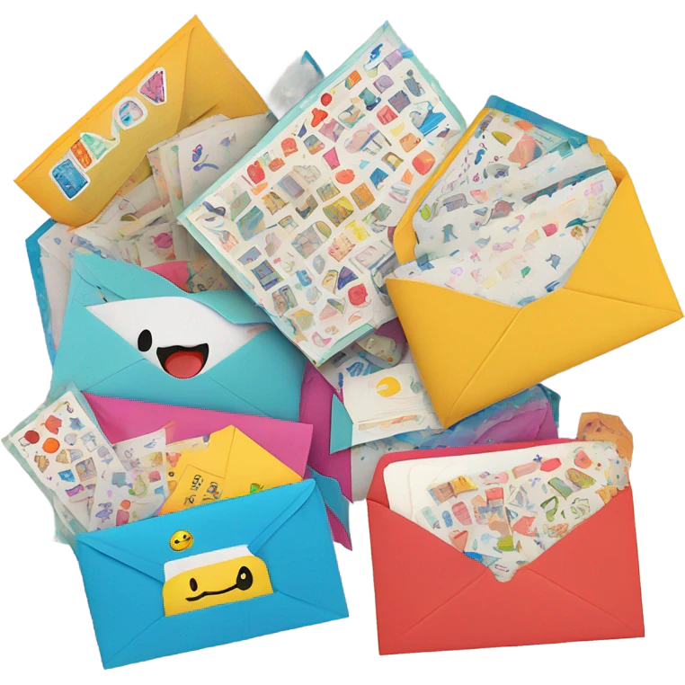 Happy mail emoji